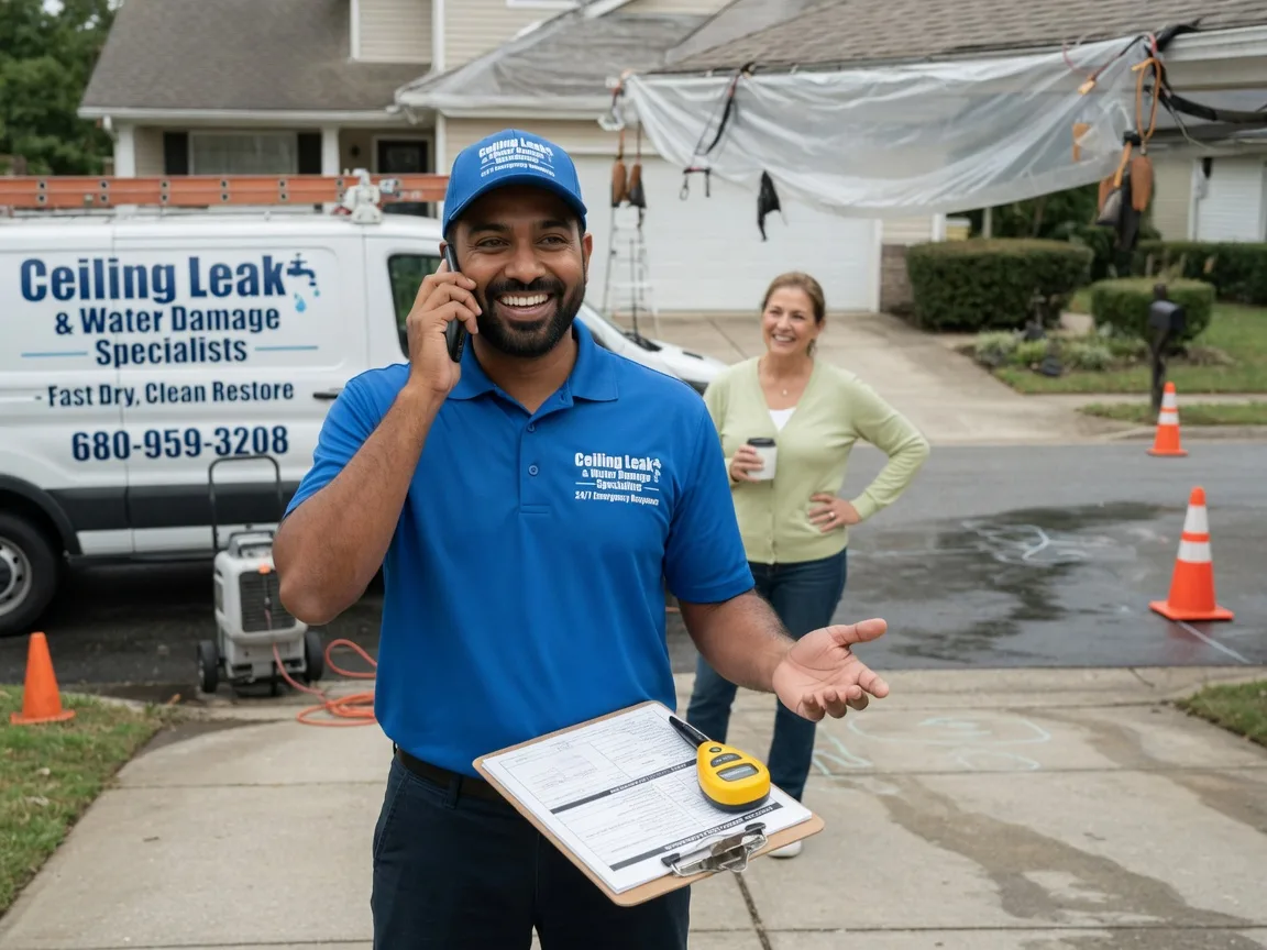 Ceiling Leak Cleanup Malinta, OH FAQs